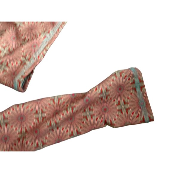 ISA & ANA Floral Long Sleeve Rash Guard Workout Crop Top Size Small - Picture 7 of 8